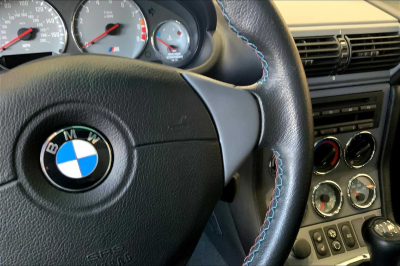 2002 BMW M Coupe in Steel Gray Metallic over Dark Gray & Black Nappa