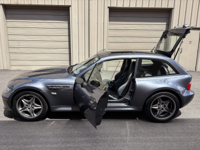 2002 BMW M Coupe in Steel Gray Metallic over Dark Gray & Black Nappa