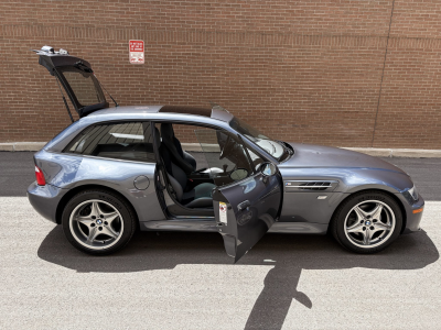 2002 BMW M Coupe in Steel Gray Metallic over Dark Gray & Black Nappa