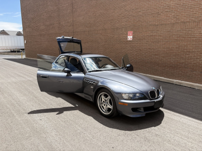 2002 BMW M Coupe in Steel Gray Metallic over Dark Gray & Black Nappa