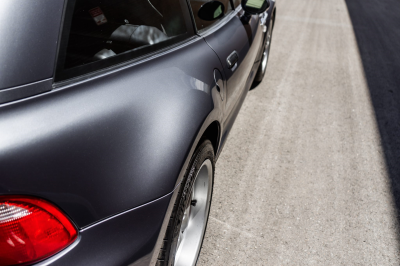 2002 BMW M Coupe in Steel Gray Metallic over Dark Gray & Black Nappa