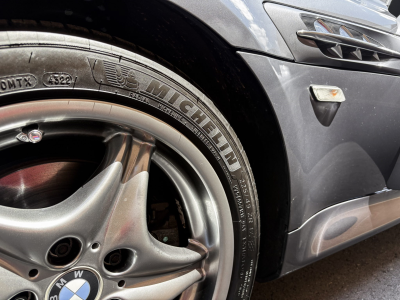 2002 BMW M Coupe in Steel Gray Metallic over Dark Gray & Black Nappa