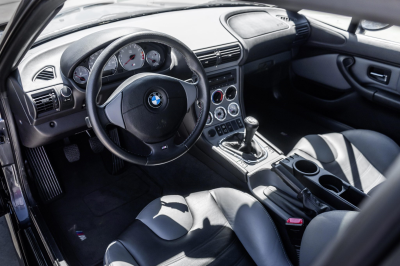 2002 BMW M Coupe in Steel Gray Metallic over Dark Gray & Black Nappa
