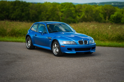 2002 BMW M Coupe in Estoril Blue Metallic over Estoril Blue & Black Nappa