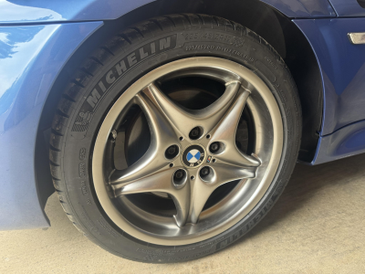 2002 BMW M Coupe in Estoril Blue Metallic over Estoril Blue & Black Nappa