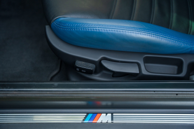 2002 BMW M Coupe in Estoril Blue Metallic over Estoril Blue & Black Nappa