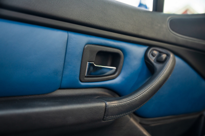 2002 BMW M Coupe in Estoril Blue Metallic over Estoril Blue & Black Nappa