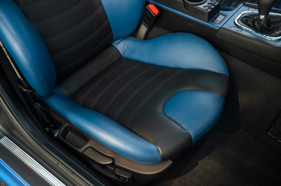 2002 BMW M Coupe in Estoril Blue Metallic over Estoril Blue & Black Nappa