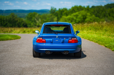 2002 BMW M Coupe in Estoril Blue Metallic over Estoril Blue & Black Nappa