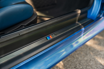 2002 BMW M Coupe in Estoril Blue Metallic over Estoril Blue & Black Nappa