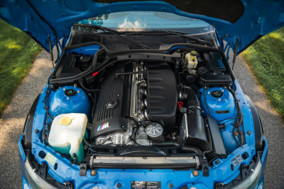 2002 BMW M Coupe in Estoril Blue Metallic over Estoril Blue & Black Nappa
