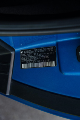 2002 BMW M Coupe in Estoril Blue Metallic over Estoril Blue & Black Nappa