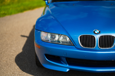 2002 BMW M Coupe in Estoril Blue Metallic over Estoril Blue & Black Nappa