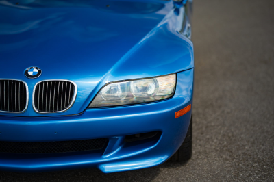 2002 BMW M Coupe in Estoril Blue Metallic over Estoril Blue & Black Nappa