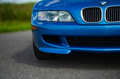 2002 BMW M Coupe in Estoril Blue Metallic over Estoril Blue & Black Nappa