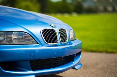 2002 BMW M Coupe in Estoril Blue Metallic over Estoril Blue & Black Nappa