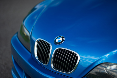 2002 BMW M Coupe in Estoril Blue Metallic over Estoril Blue & Black Nappa