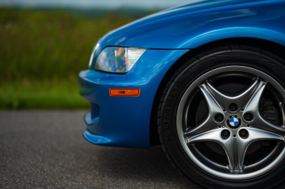 2002 BMW M Coupe in Estoril Blue Metallic over Estoril Blue & Black Nappa