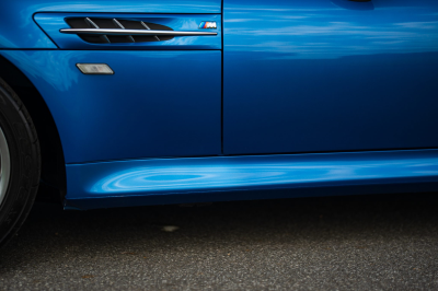 2002 BMW M Coupe in Estoril Blue Metallic over Estoril Blue & Black Nappa