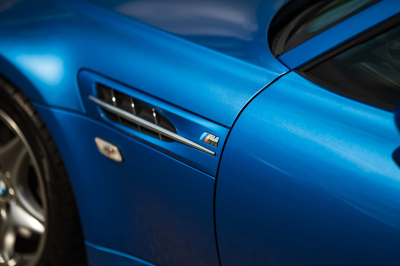 2002 BMW M Coupe in Estoril Blue Metallic over Estoril Blue & Black Nappa