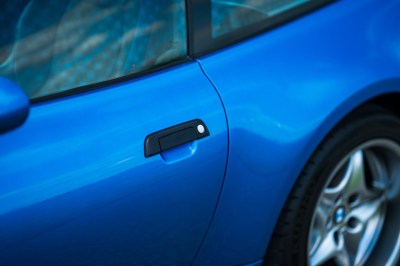 2002 BMW M Coupe in Estoril Blue Metallic over Estoril Blue & Black Nappa