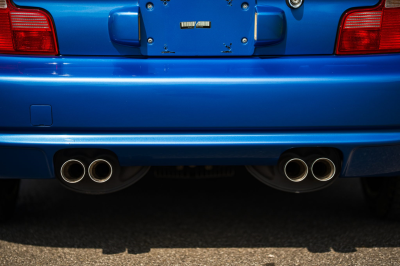 2002 BMW M Coupe in Estoril Blue Metallic over Estoril Blue & Black Nappa