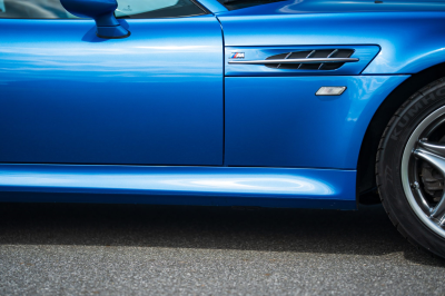 2002 BMW M Coupe in Estoril Blue Metallic over Estoril Blue & Black Nappa