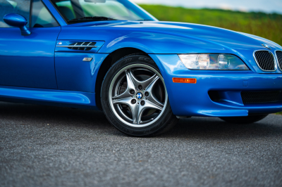 2002 BMW M Coupe in Estoril Blue Metallic over Estoril Blue & Black Nappa