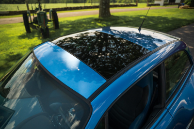 2002 BMW M Coupe in Estoril Blue Metallic over Estoril Blue & Black Nappa