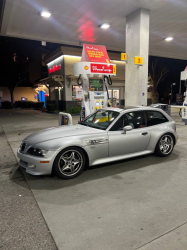 2002 BMW M Coupe in Titanium Silver Metallic over Dark Gray & Black Nappa