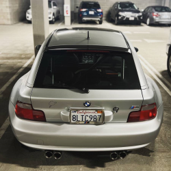 2002 BMW M Coupe in Titanium Silver Metallic over Dark Gray & Black Nappa