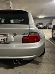 2002 BMW M Coupe in Titanium Silver Metallic over Dark Gray & Black Nappa