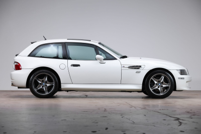 2002 BMW M Coupe in Alpine White 3 over Dark Gray & Black Nappa