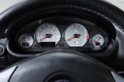 2002 BMW M Coupe in Alpine White 3 over Dark Gray & Black Nappa