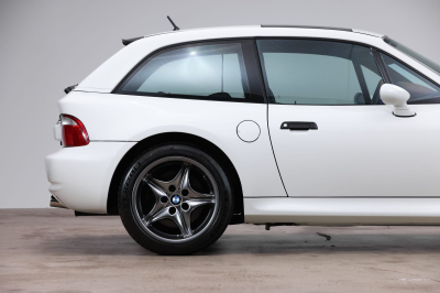 2002 BMW M Coupe in Alpine White 3 over Dark Gray & Black Nappa