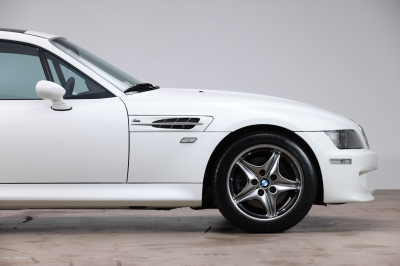 2002 BMW M Coupe in Alpine White 3 over Dark Gray & Black Nappa