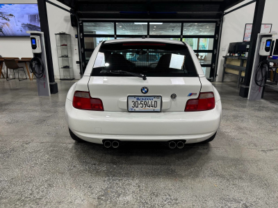 2002 BMW M Coupe in Alpine White 3 over Dark Gray & Black Nappa