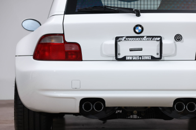 2002 BMW M Coupe in Alpine White 3 over Dark Gray & Black Nappa