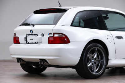 2002 BMW M Coupe in Alpine White 3 over Dark Gray & Black Nappa