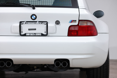 2002 BMW M Coupe in Alpine White 3 over Dark Gray & Black Nappa