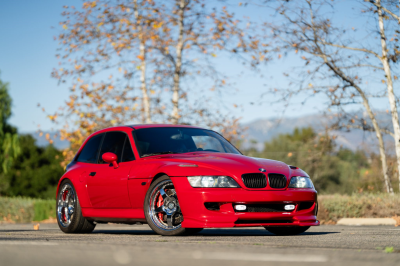 2002 BMW M Coupe in Imola Red 2 over Black Nappa