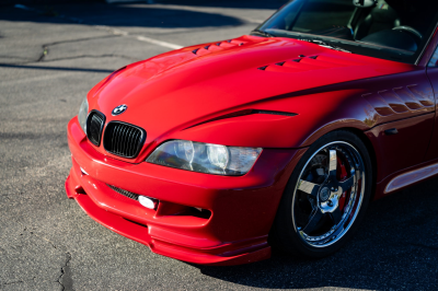 2002 BMW M Coupe in Imola Red 2 over Black Nappa