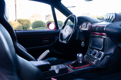 2002 BMW M Coupe in Imola Red 2 over Black Nappa