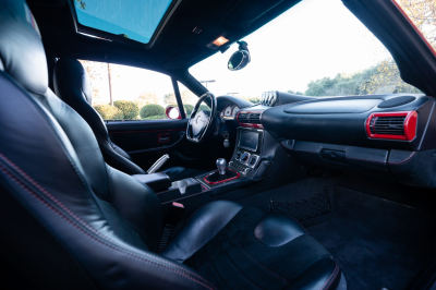 2002 BMW M Coupe in Imola Red 2 over Black Nappa