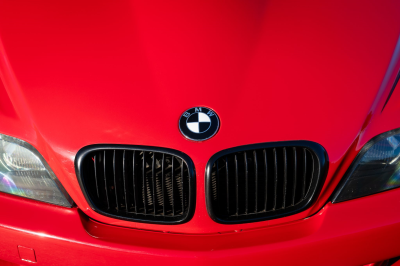 2002 BMW M Coupe in Imola Red 2 over Black Nappa