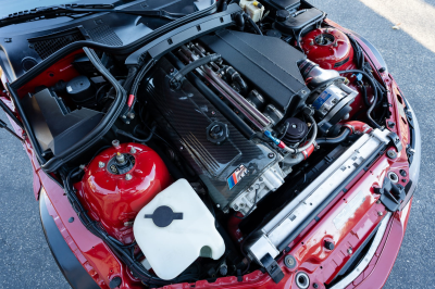 2002 BMW M Coupe in Imola Red 2 over Black Nappa