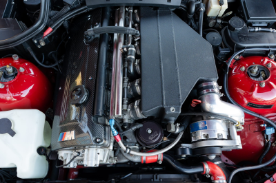 2002 BMW M Coupe in Imola Red 2 over Black Nappa