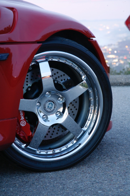 2002 BMW M Coupe in Imola Red 2 over Black Nappa