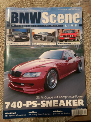 2002 BMW M Coupe in Imola Red 2 over Black Nappa