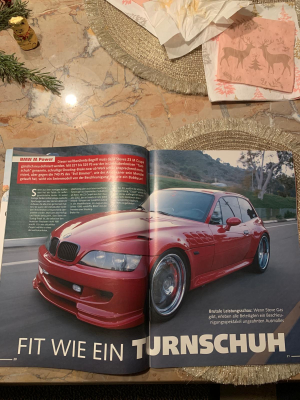 2002 BMW M Coupe in Imola Red 2 over Black Nappa